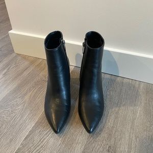 Black Block Heel Bootie